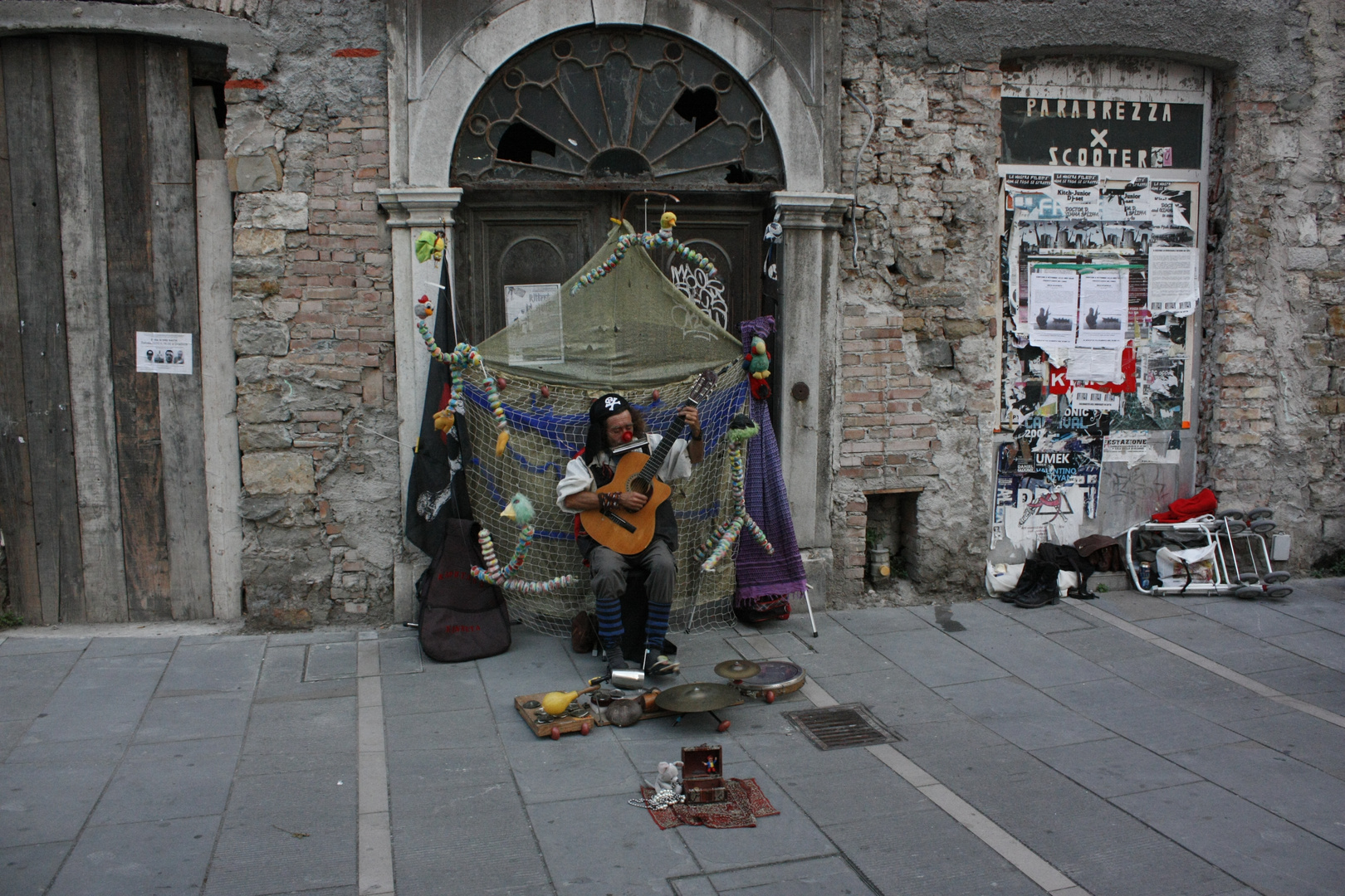 Straßenmusiker in Trieste 2009