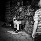 Straßenmusiker in Verona