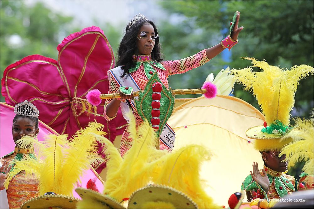 Straßenparade des Sommerkarnevals Rotterdam 2016