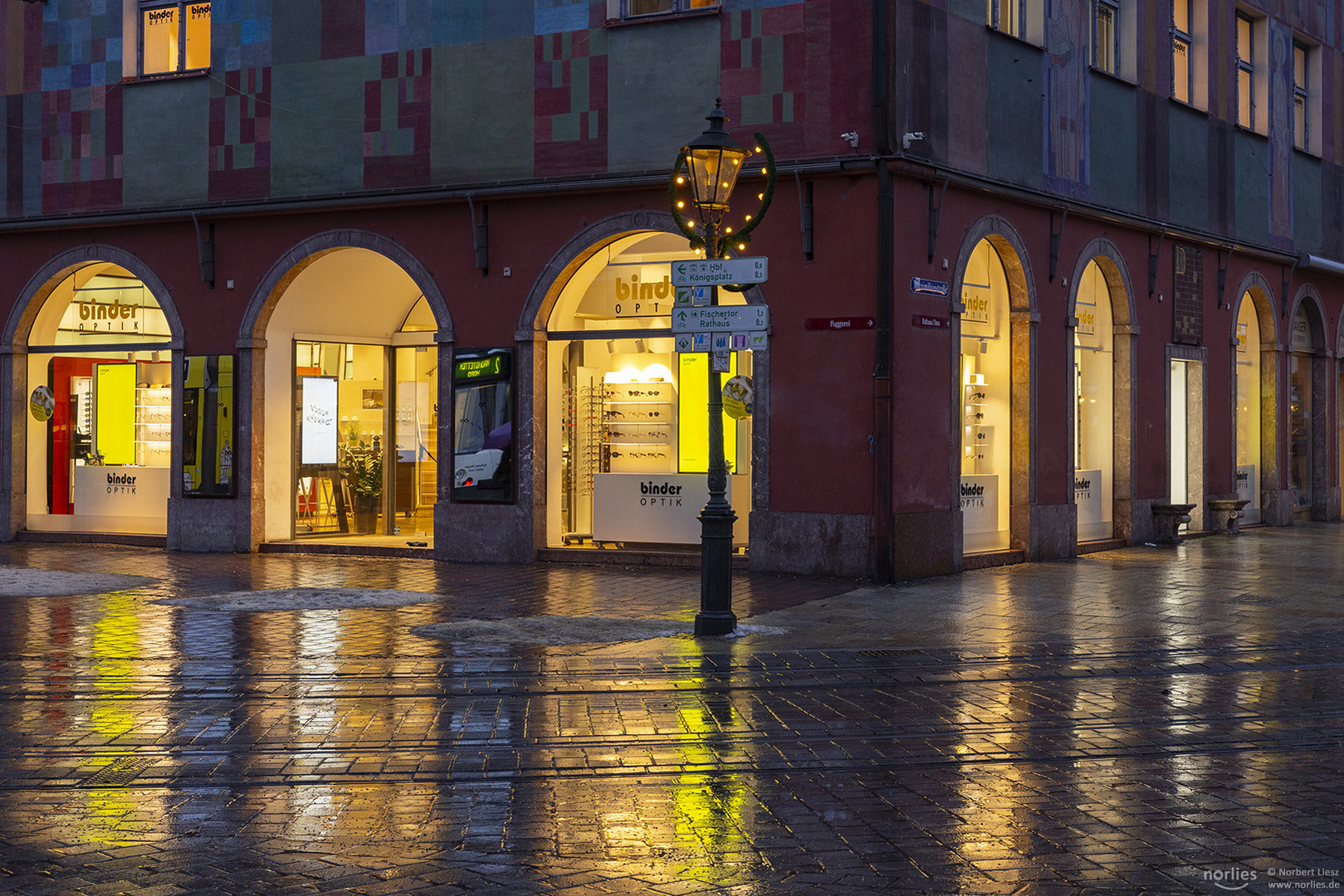 Straßenreflektionen