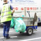 strassenreiniger auf londoner strasse