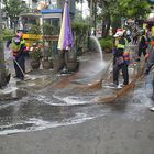 Strassenreinigung an der Sukhumvit