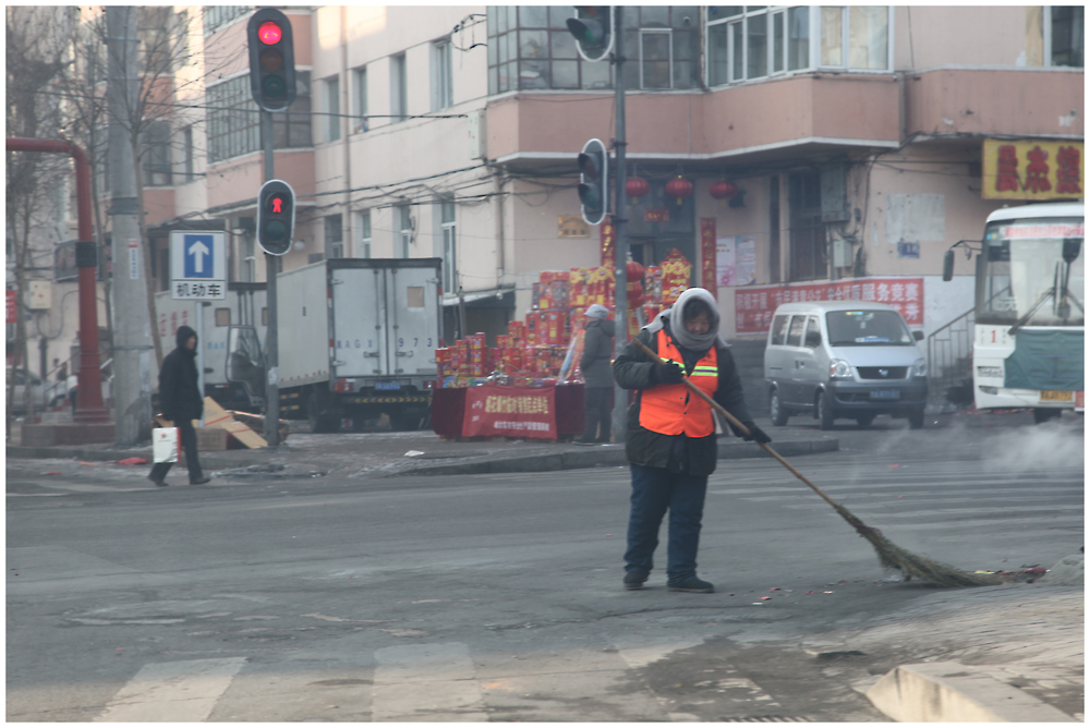 Straßenreinigung China / Peking (5800)