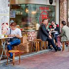 Straßenrestaurant in Hongkong