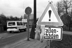 Straßenschäden 1991