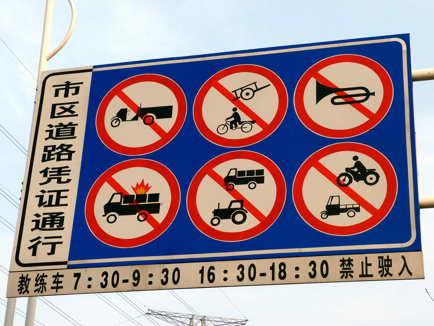 Straßenschild in China Alles Verstanden ?