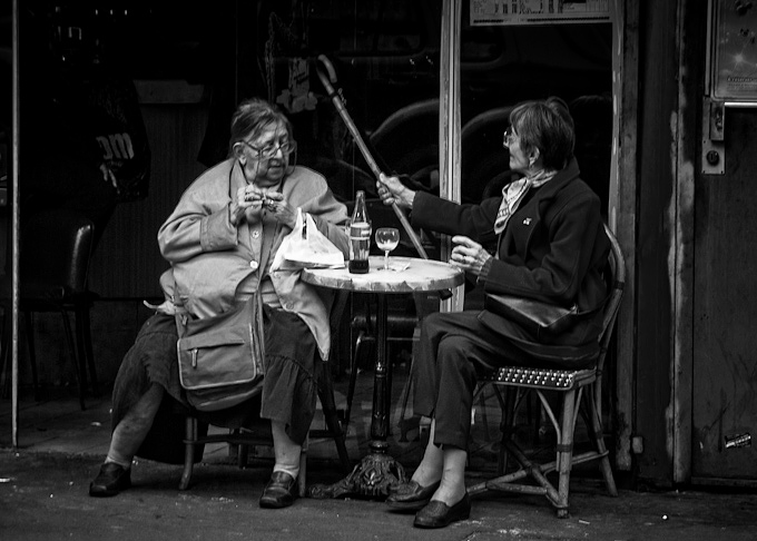 Strassenschlacht in Paris