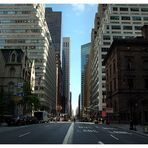 Straßenschlucht in New York