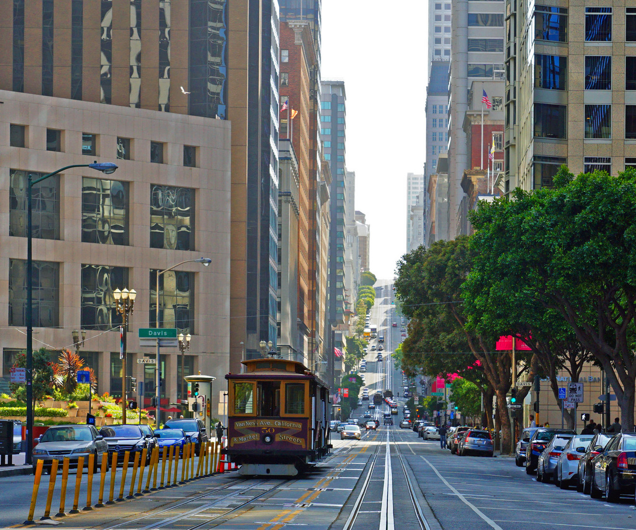 Straßenschlucht in San Francisco