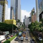 Strassenschlucht Wanchai Hongkong