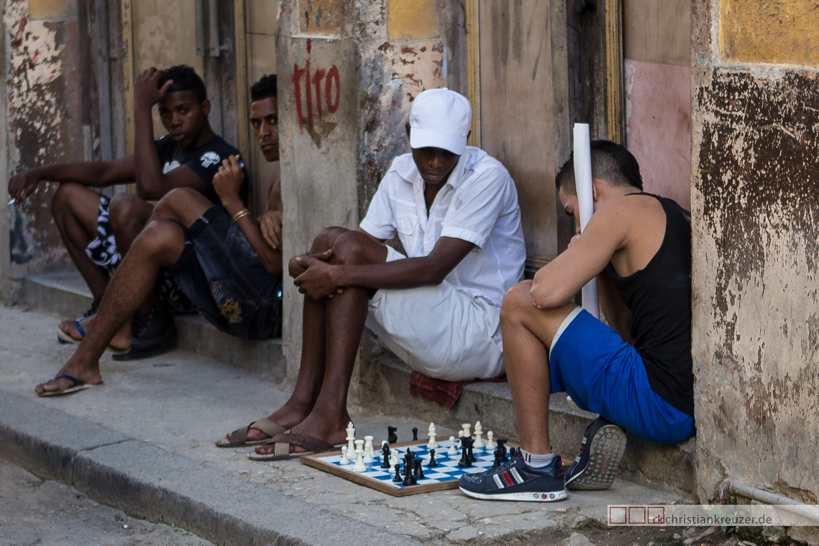 Straßenspiel in Havanna