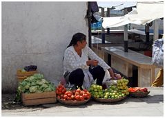 Strassenstand in Ayacucho