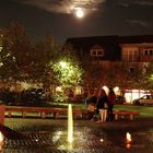 Straßenszene auf dem Lichterfest in Salzwedel,