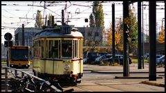 Straßenszene aus Dresden