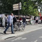 Strassenszene beim Kunstmarkt