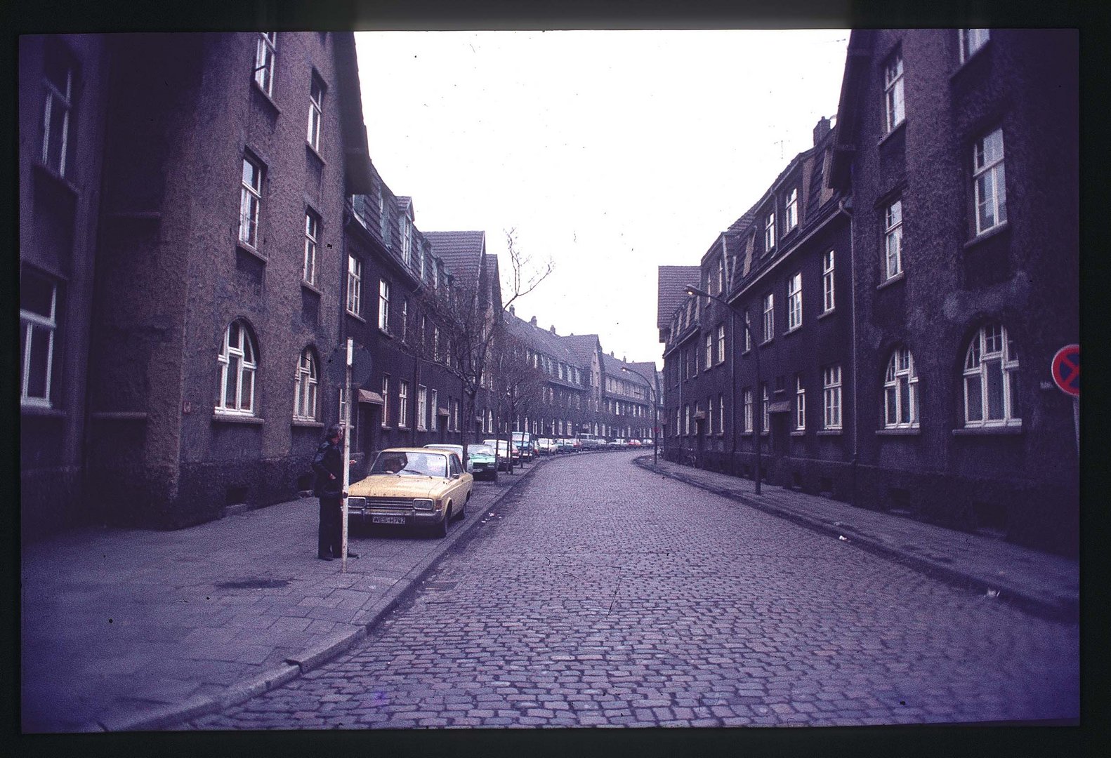 Straßenszene Duisburg Bruckhausen 1979