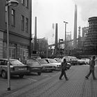 Straßenszene Duisburg Bruckhausen 1987