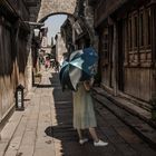 Straßenszene im Wasserdorf Wuzhen