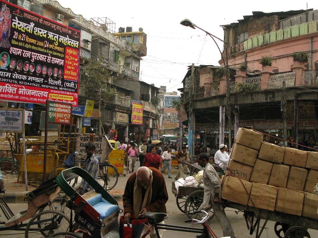 Straßenszene in Alt-Delhi
