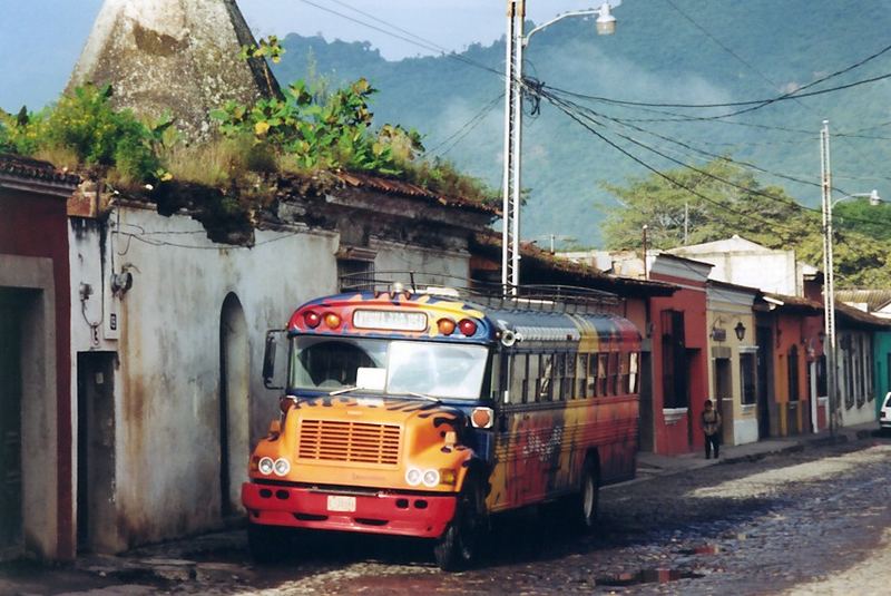 Straßenszene in Antigua (Guatemala)