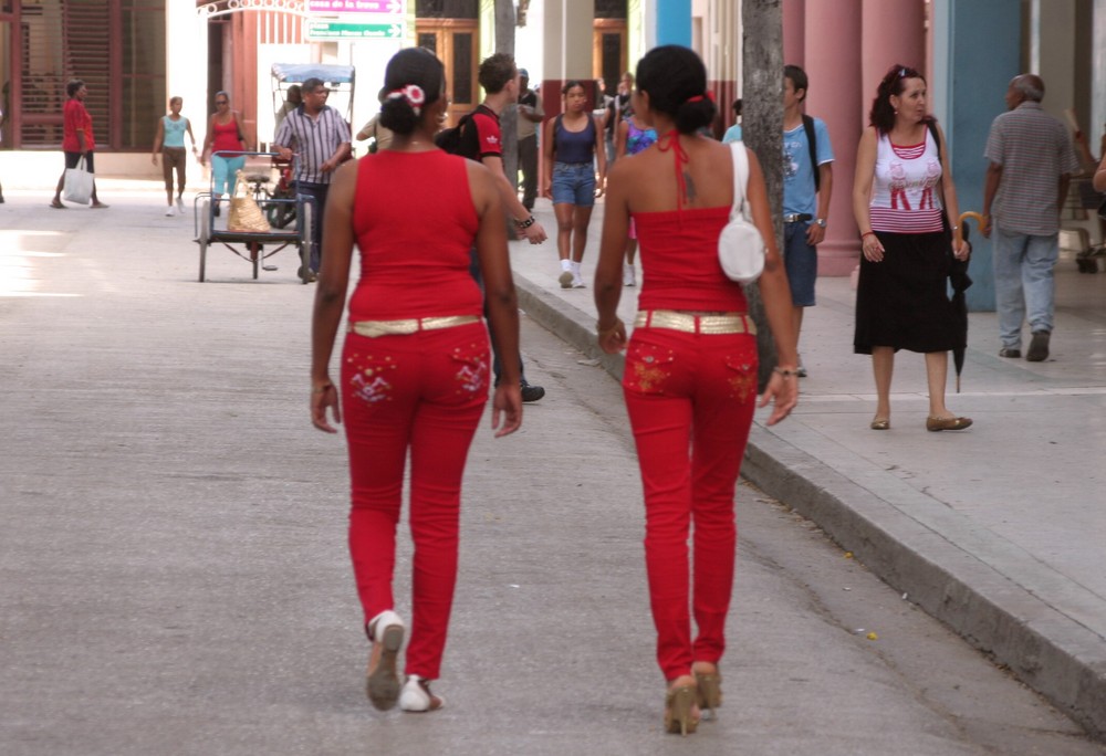 Straßenszene in Bayamo/Cuba