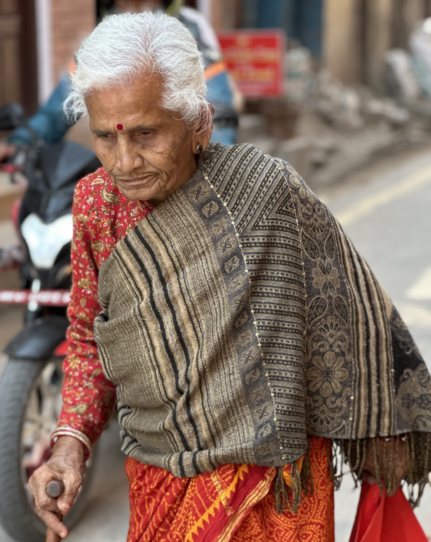 Straßenszene in Bhaktapur 