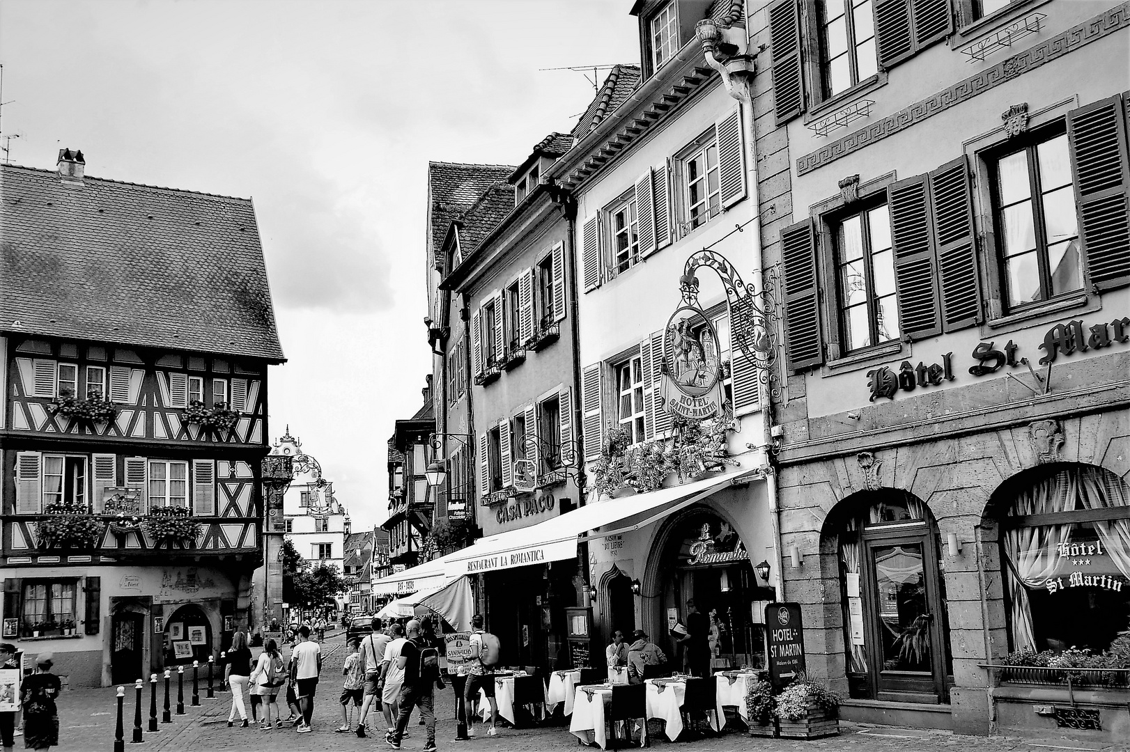 Straßenszene in Colmar 