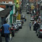 Straßenszene in der Favela Paraisopolis