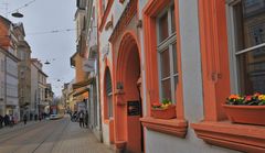 Straßenszene in Erfurt