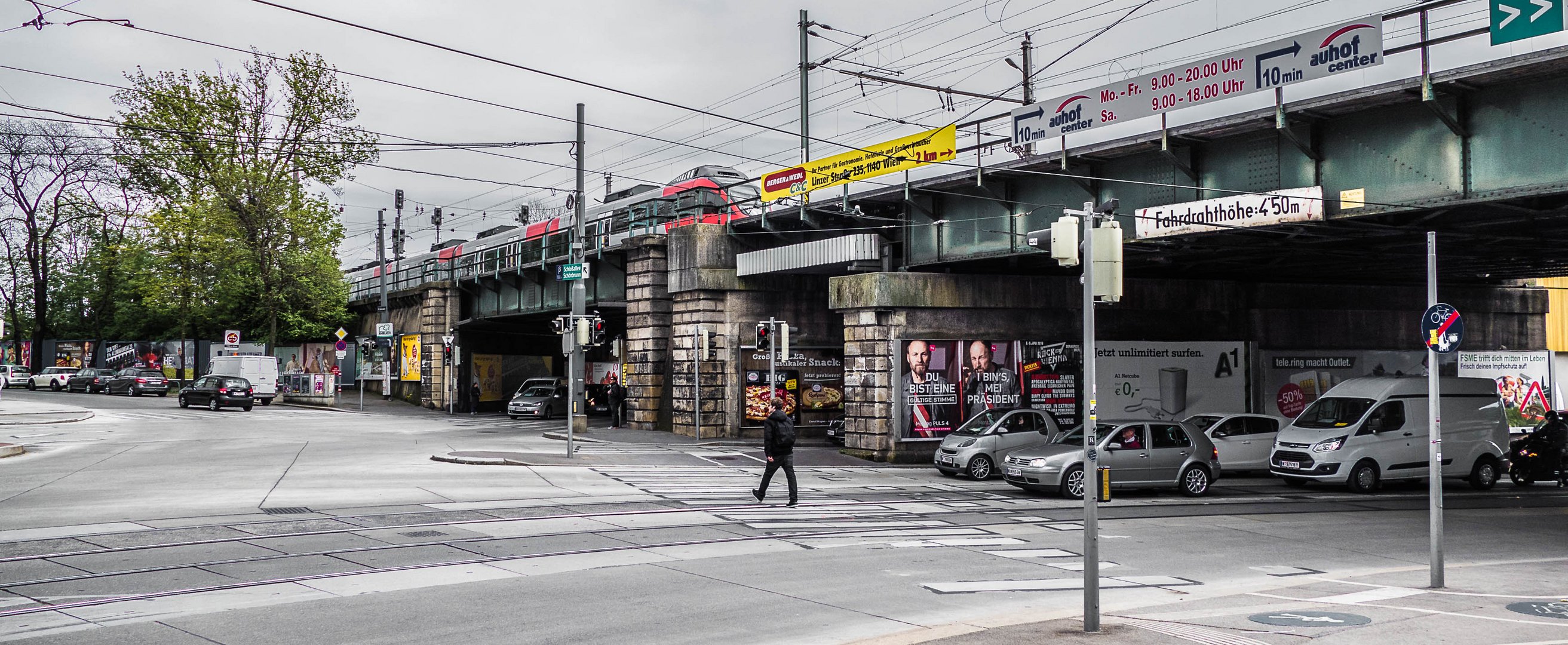 Straßenszene in Fünfhaus