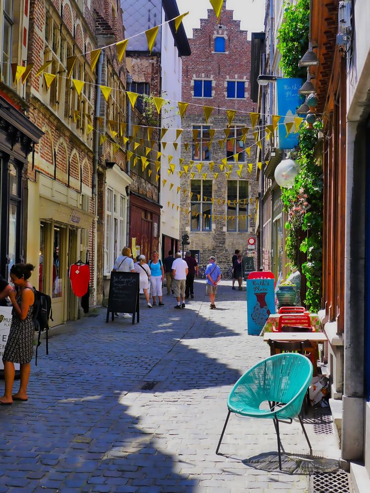 Straßenszene in Gent