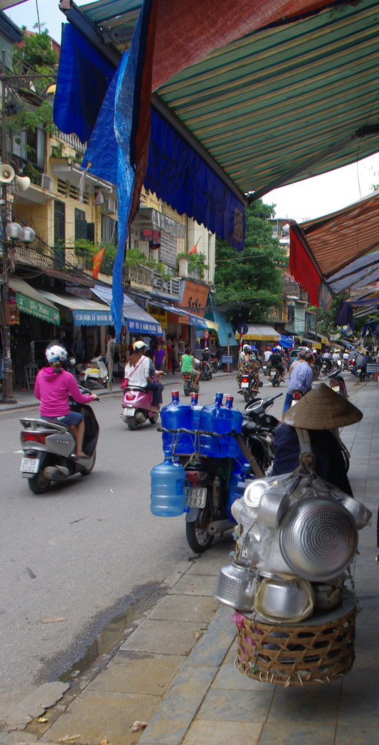 Straßenszene in Hanoi