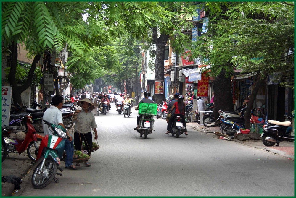 Strassenszene in Hanoi