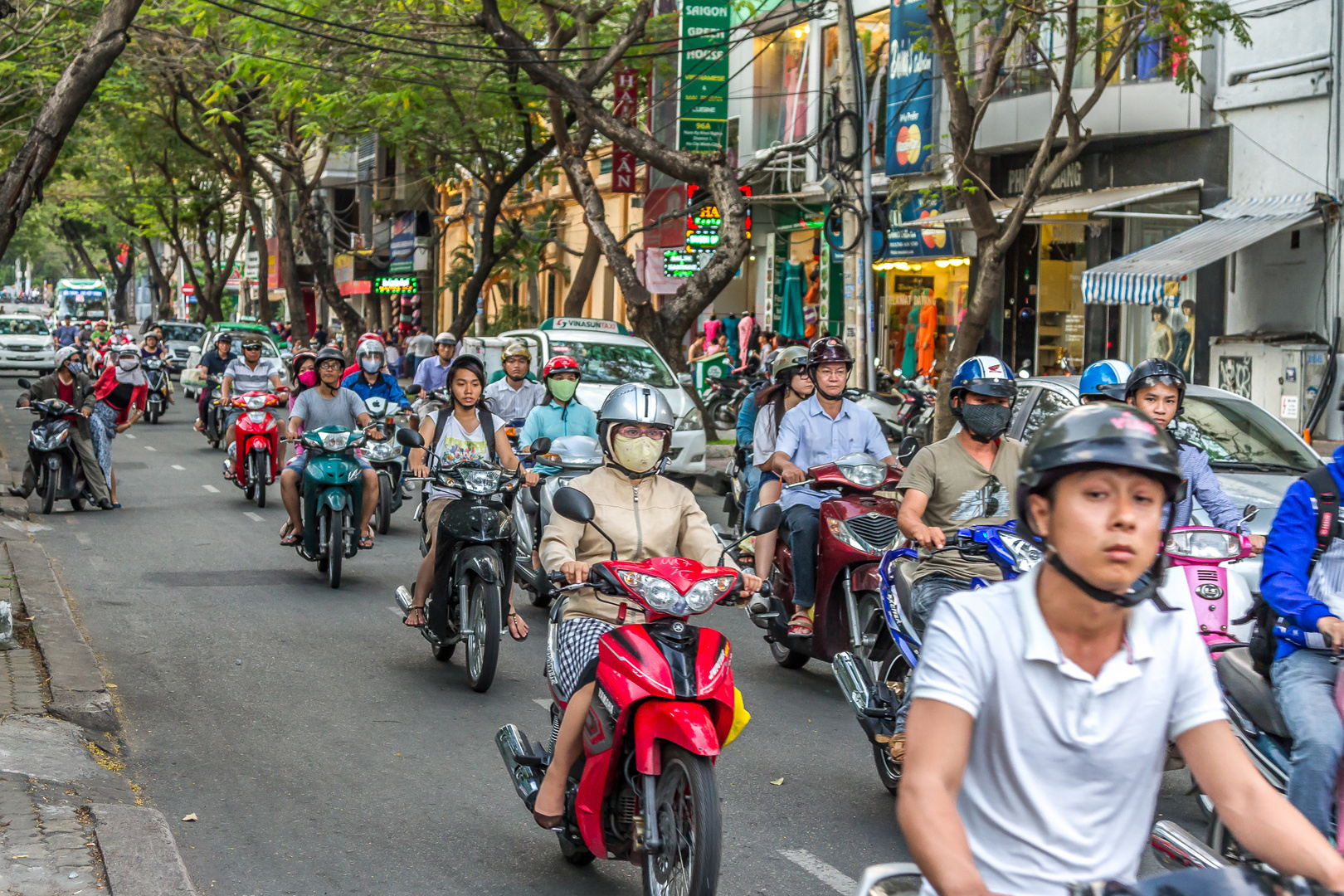 Straßenszene in Ho Chi Minh City