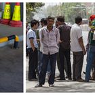 Strassenszene in Hotan - katastrophale Menschenrechtslage