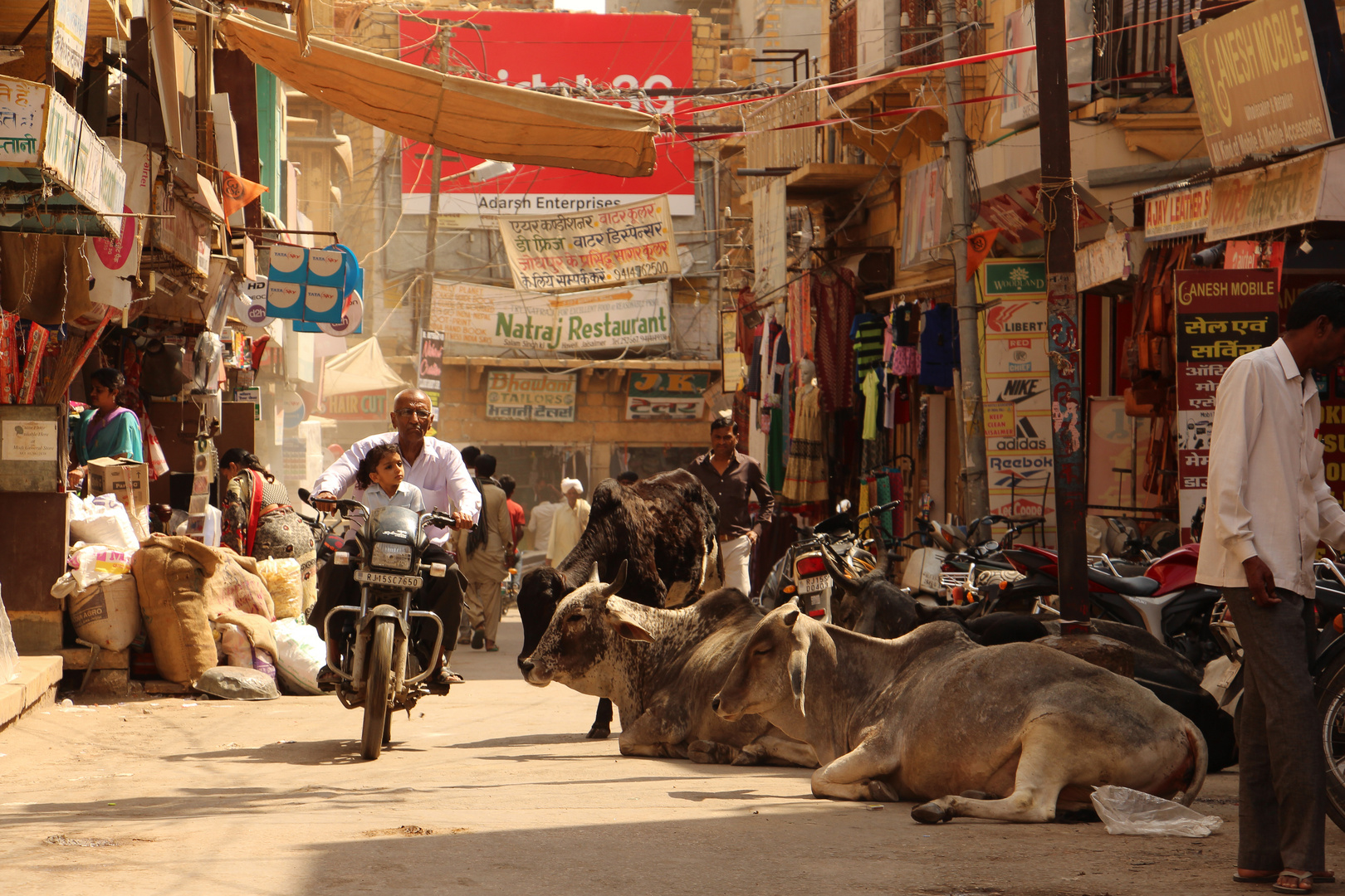 Straßenszene in Jaisalmer