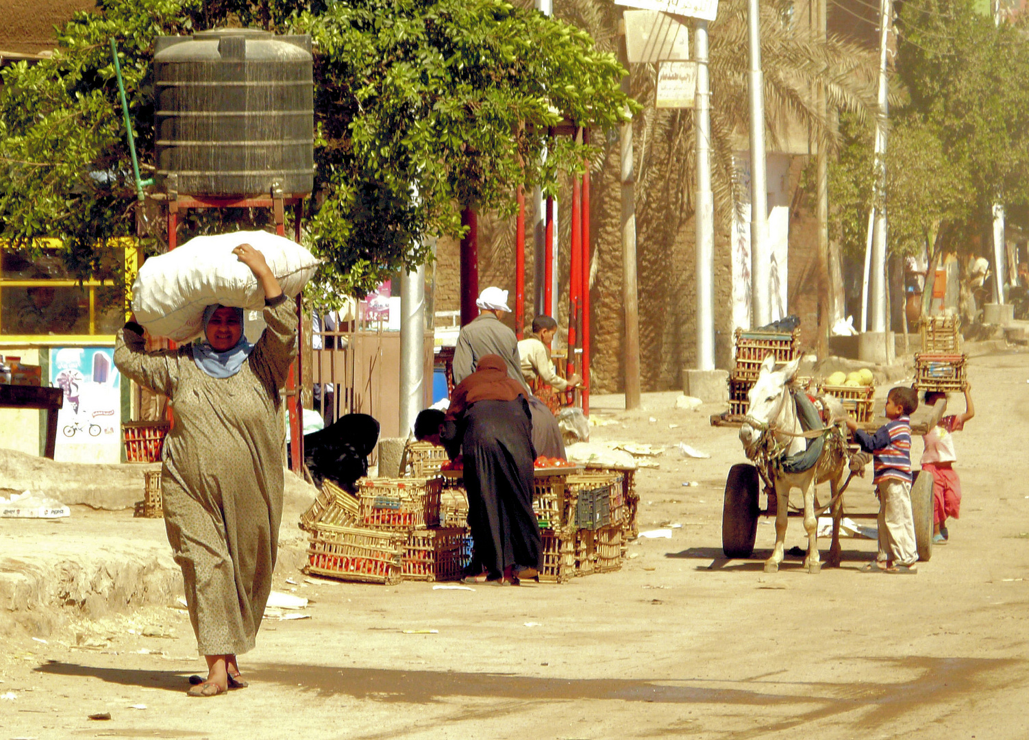 Straßenszene in Kairo