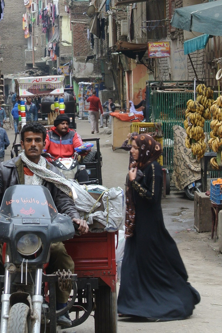 Straßenszene in Kairo