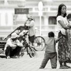 Strassenszene in Kambodscha