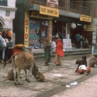 Straßenszene in Kathmandu