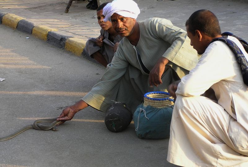 Straßenszene in Kom Ombo