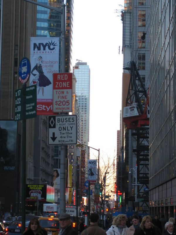 Straßenszene in Manhattan