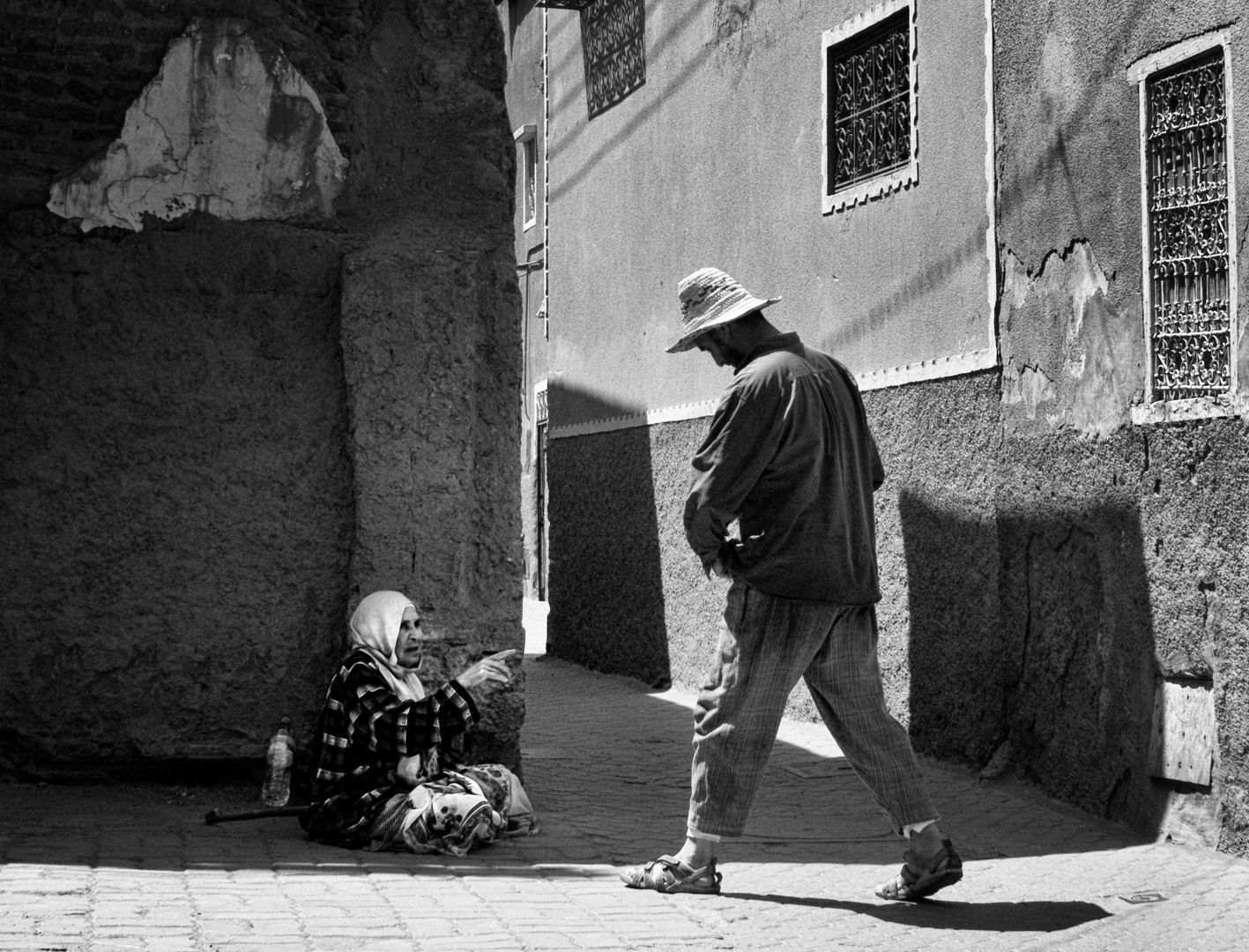 Strassenszene in Marrakesch 