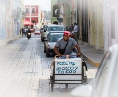 Strassenszene in Merida 