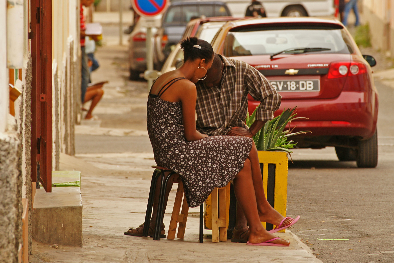 Strassenszene in Mindelo II