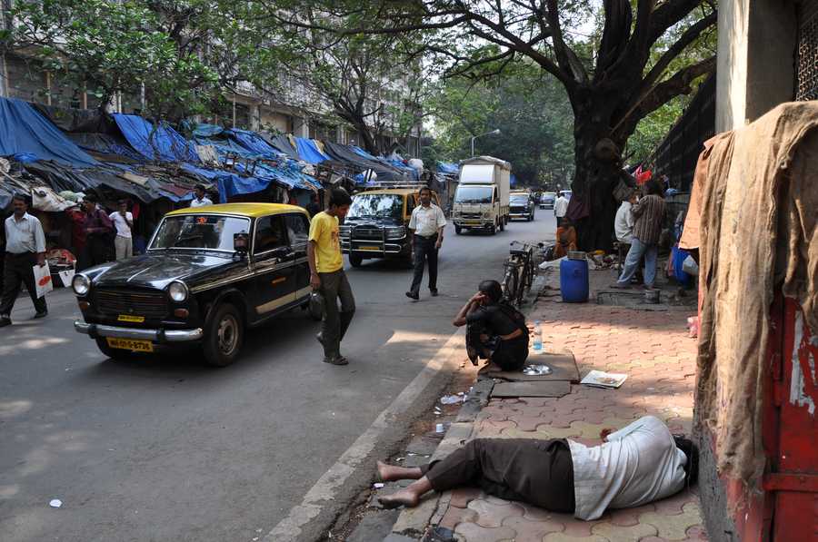 Strassenszene in Mumbai (Bombay)