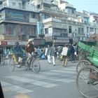 Strassenszene in Old Delhi