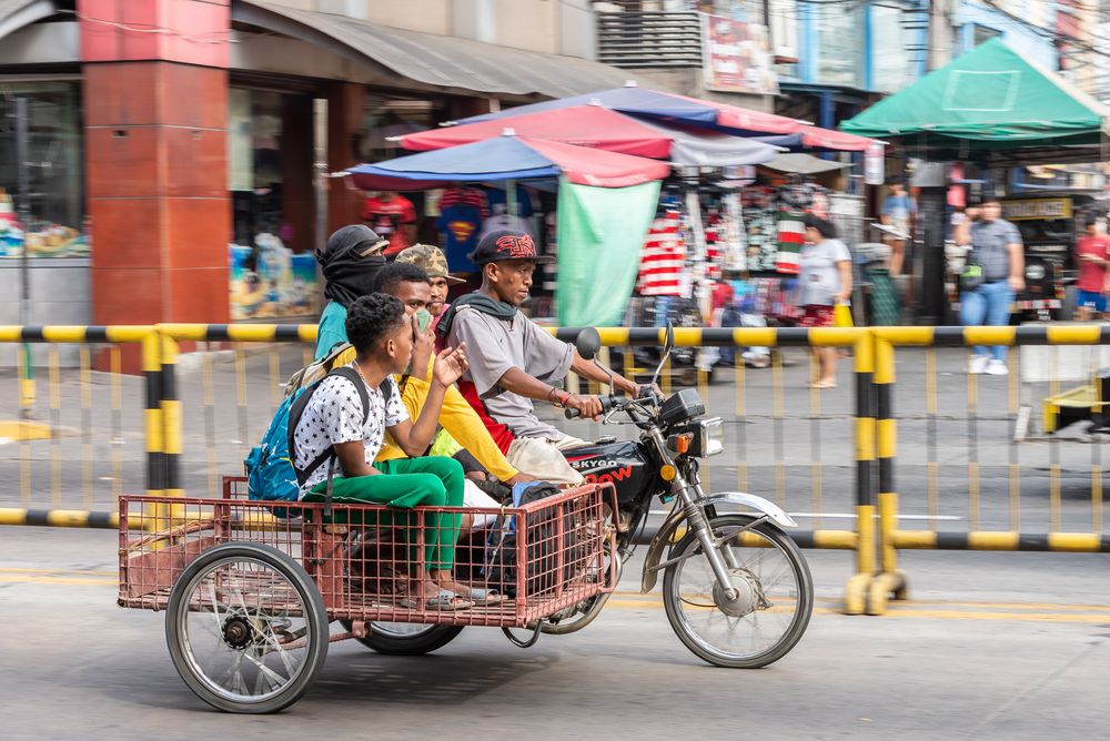 Straßenszene in Olongapo/Philippinen