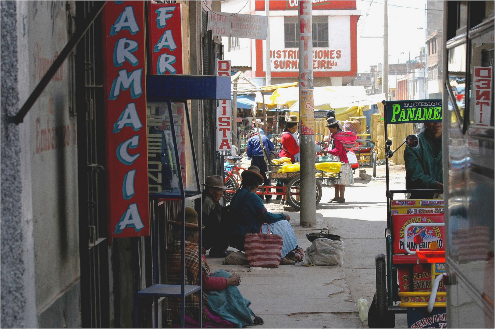 Strassenszene in Puno