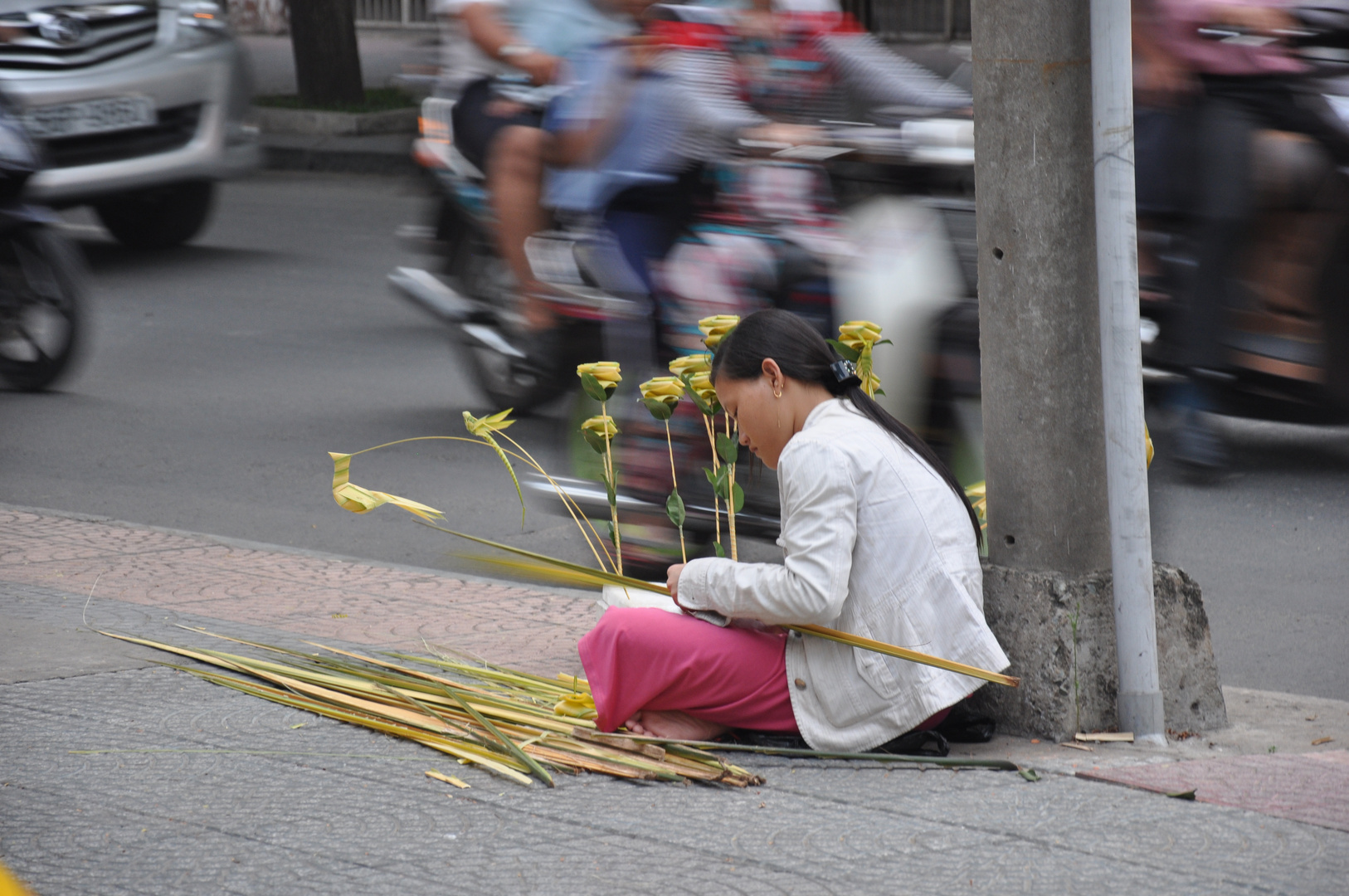 Strassenszene in Saigon (Ho-Chi-Minh-City)